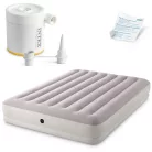 Intex 64179 kétszemélyes felfújható ágy elektromos pumpával, 203 × 152 × 30 cm