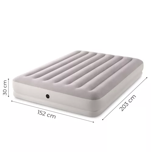 Intex 64179 kétszemélyes felfújható ágy elektromos pumpával, 203 × 152 × 30 cm