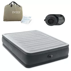   Intex 64414ND kétszemélyes felfújható ágy beépített pumpával, 203 × 152 cm