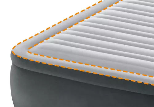 Intex 64448ND Deluxe felfújható ágy pumpával, 236 × 152 cm
