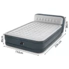 Intex 64448ND Deluxe felfújható ágy pumpával, 236 × 152 cm