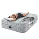 Intex 64490 nagyméretű kétszemélyes felfújható ágy beépített elektromos pumpával, 203 × 152 × 51 cm