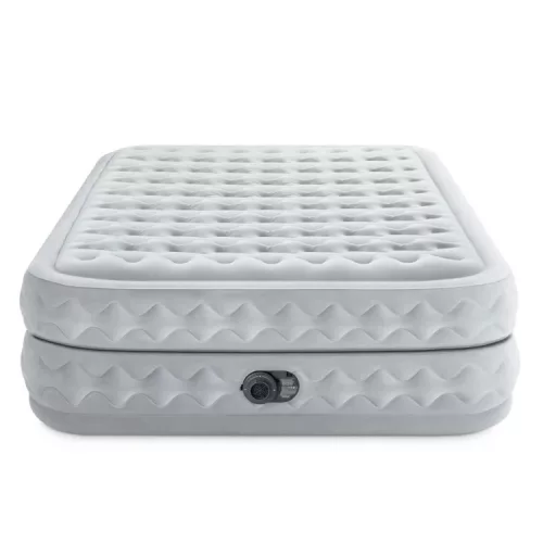 Intex 64490 nagyméretű kétszemélyes felfújható ágy beépített elektromos pumpával, 203 × 152 × 51 cm