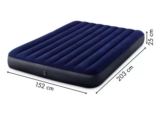 Intex 64759 nagyméretű kétszemélyes felfújható matrac, 203 × 152 cm