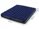 Intex 64765 kétszemélyes felfújható velúr matrac párnákkal, 203 × 152 cm