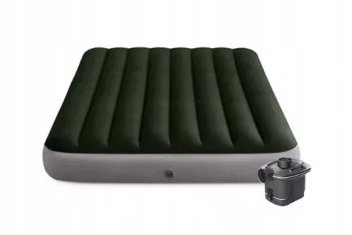 Intex 64779 kétszemélyes felfújható matrac elektromos pumpával, 203 × 152 cm