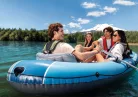Intex 66324 Excursion 4 négyszemélyes felfújható csónak pumpával, 2 evezővel és hordtáskával