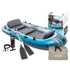 Intex 66325 Excursion 5 ötszemélyes felfújható csónak pumpával, 2 evezővel és hordtáskával