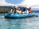 Intex 66325 Excursion 5 ötszemélyes felfújható csónak pumpával, 2 evezővel és hordtáskával