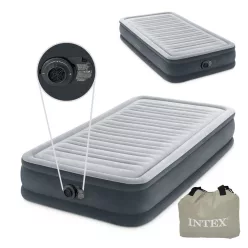   Intex 67766ND Comfort egyszemélyes felfújható ágy pumpával, 191 × 99 cm