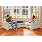 Intex 68575 felfújható négyszemélyes sarokkanapé 257 × 203 × 76 cm – bézs