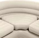 Intex 68575 felfújható négyszemélyes sarokkanapé 257 × 203 × 76 cm – bézs