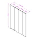 Tribeca 110x140 cm kádparaván