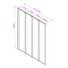 Tribeca 110x140 cm kádparaván