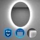 Dea 60 Spiegel mit LED‑Beleuchtung