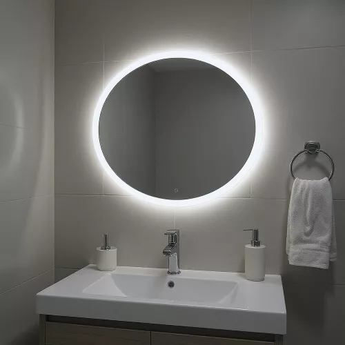 Dea 80 Spiegel mit LED-Beleuchtung