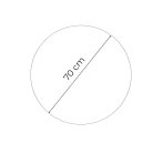 Lea 70 tükör led világítással