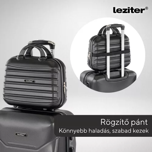 TraveLux Max kisméretű kézi bőrönd keményfedeles 28x36x16 cm