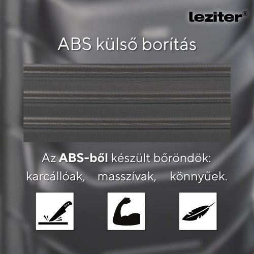 TraveLux Max kisméretű kézi bőrönd keményfedeles 28x36x16 cm