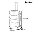 TraveLux Max kézipoggyász keményfedeles levehető kerékkel 40x30x20 cm