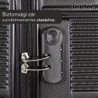 TraveLux Urban kabinbőrönd keményfedeles levehető kerékkel 50x40x20 cm