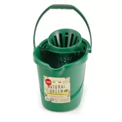   Fass Natural Green felmosó vödör csavarókosárral, ovális, zöld