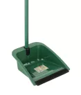 Fass Natural Green nyeles szemeteslapát gumi éllel zöld