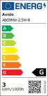 Avide LED 2.5W G9 NW 4000K horizontal