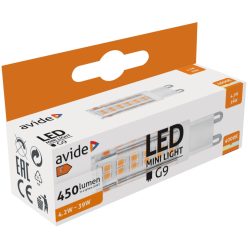 Avide LED 4.2W G9 neutralna biel 4000K pozioma