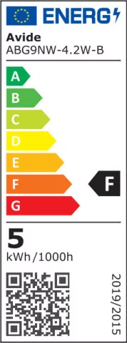 Avide LED 4.2W G9 neutral white 4000K horizontal