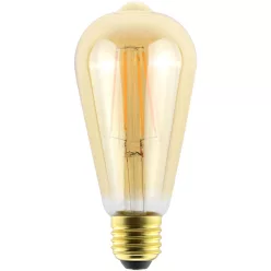   Avide LED Filament ST57 7W Fényerőszabályzós Borostyán E27 WW 2500K