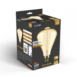   Avide LED Jumbo Filament Sclayn Amber 4.5W E27 2200K Fényerőszabályzós