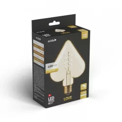 Avide LED Jumbo Filament Love Amber 4.9W E27 2200K Dimmable