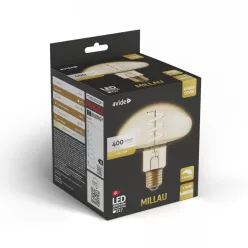   Avide LED Jumbo Filament Millau Amber 4.9W E27 2200K Dimmable