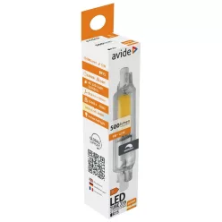 Avide LED 5W R7S 18x78mm Neutral White 4000K Dimmable