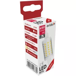 Avide LED 6W R7S 23x78mm Warm White 3000K Dimmable