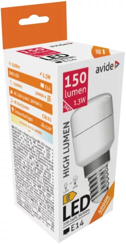 Avide LED 1.3W T26 Neutral White 4000K