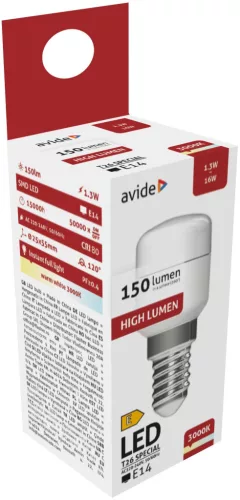 Avide LED 1.3W T26 Warm White 3000K