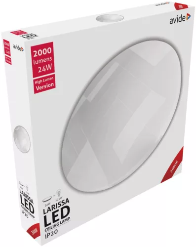 Avide LED Mennyezeti Lámpa Larissa 24W 375*70mm WW 3000K