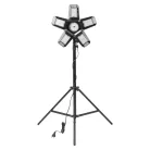 Adviti LED work floodlight and ceiling lamp 55W with tripod stand, 4950 lm