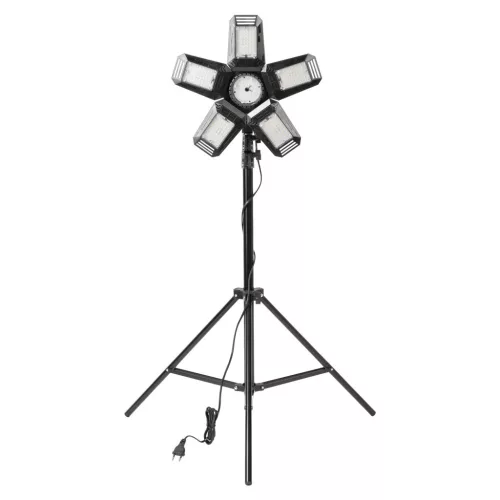 Adviti LED work floodlight and ceiling lamp 55W with tripod stand, 4950 lm