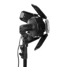 Adviti LED work floodlight and ceiling lamp 55W with tripod stand, 4950 lm