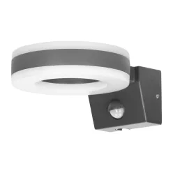   Adviti howlit kültéri  kör LED fali lámpa  IP65 szürke 20w mozgásérzékelővel