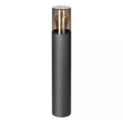 Adviti Salvia outdoor floor lamp metal IP54 grey E27 50cm
