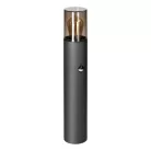 Adviti salvia outdoor standing lamp metal IP54 grey E27 50cm with motion sensor