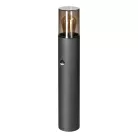 Adviti salvia outdoor standing lamp metal IP54 grey E27 50cm with motion sensor