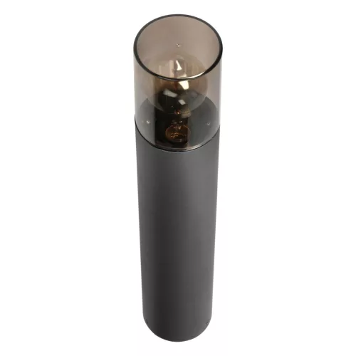 Adviti Salvia outdoor floor lamp metal IP54 grey E27 50cm