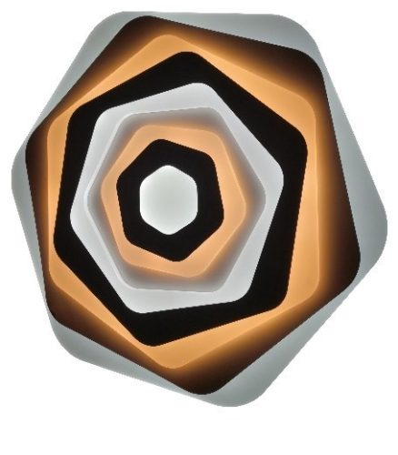 Avide Design Mennyezeti Lámpa Atina 85W(42.5+42.5) RF Távirányítóval