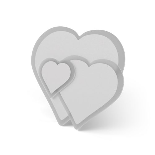 Avide Design Mennyezeti Lámpa Coeur 55W(27.5+27.5)  RF Távirányítóval