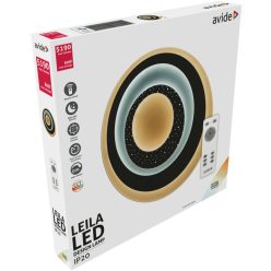   Avide Design Deckenleuchte Leila 80W (40+40) mit RF-Fernbedienung